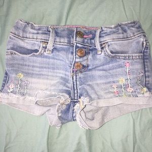 Abercrombie and Fitch denim shorts size 3/4